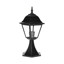 Imagen de Farol de jardín Aluminio sobremuro E27 60W - Negro