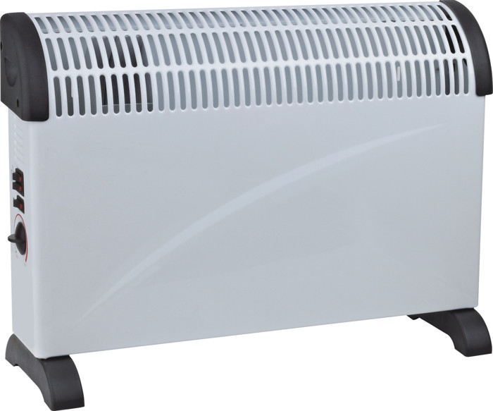 Convector eléctrico bajo consumo emisor térmico con turbo, programador y 3  niveles de potencia.