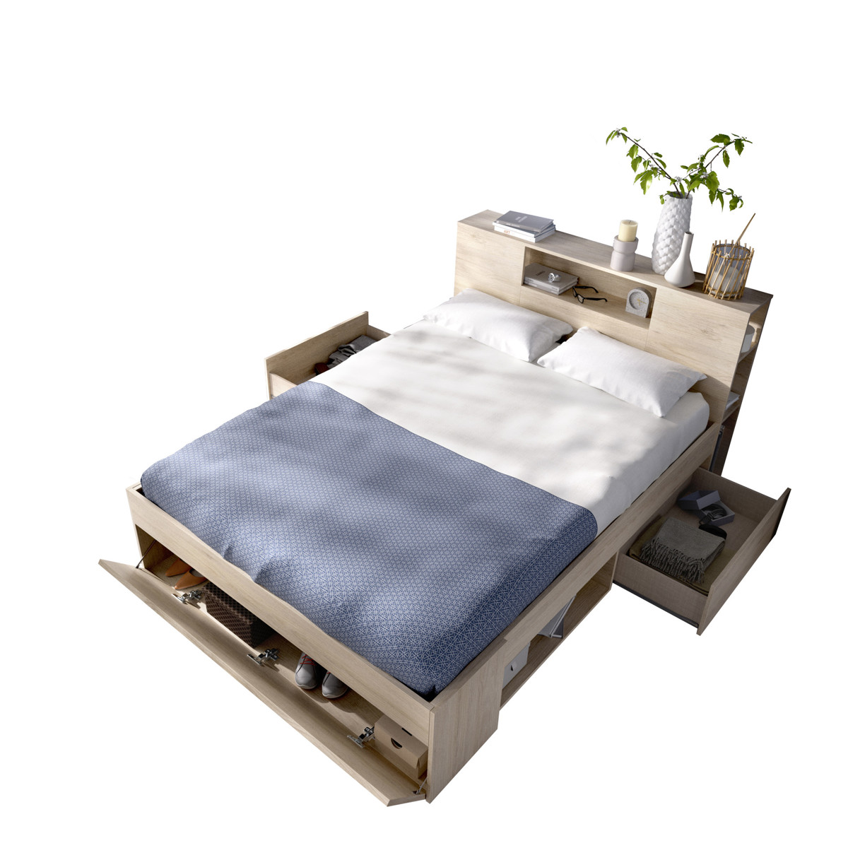 Imagen de CAMA COMPACTA LANKA 135/140X190