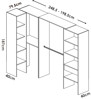 Imagen de CONJUNTO VESTIDOR RINCON DOS COLUMNAS Y ZONA BARRAS  03K17143+03k13843