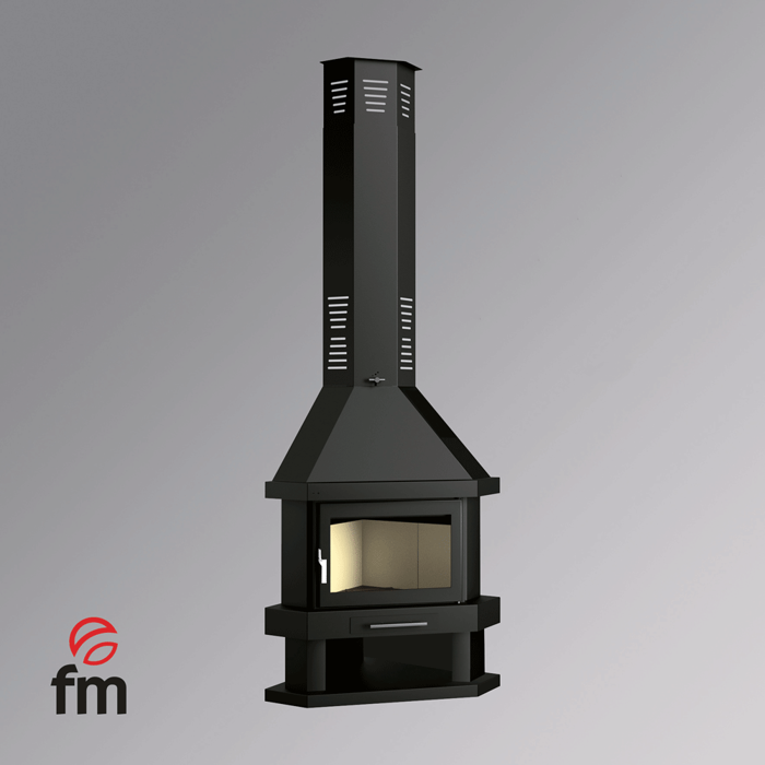 Imagen de Chimenea leña rincón C-200 R