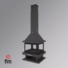 Imagen de Chimenea leña central C-204 K