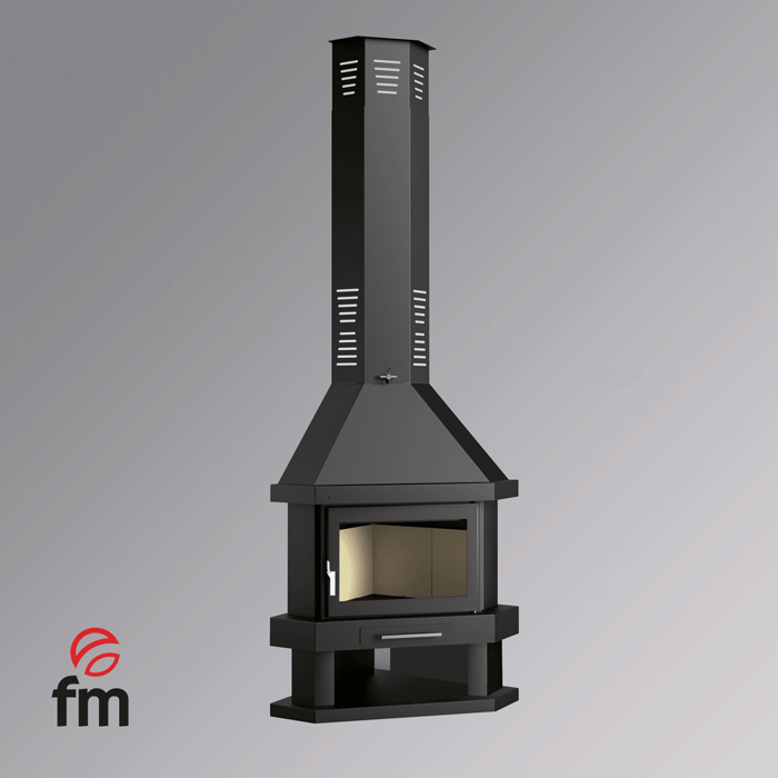 Imagen de Chimenea leña rincón  C-300 R