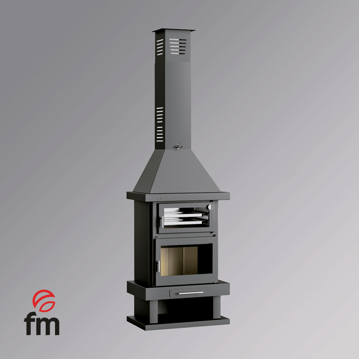 Imagen de Chimenea leña frontal  C-300 H