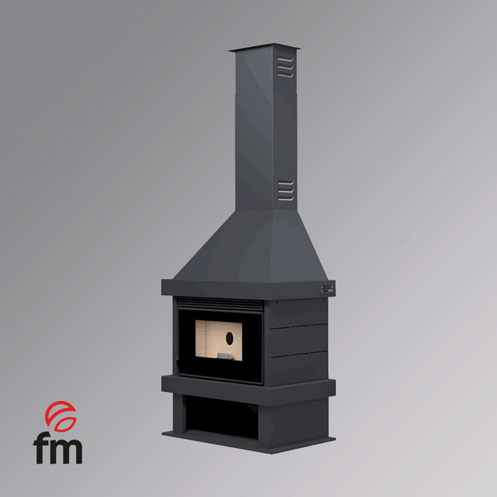 Imagen de Chimenea pellet CP-170 K Negro