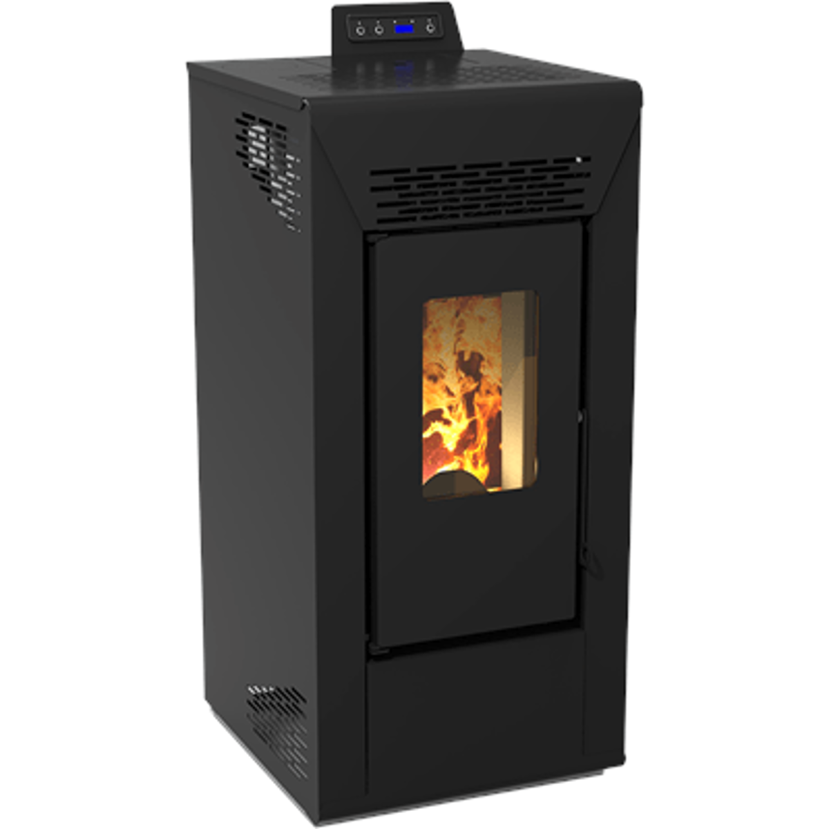 Imagen de Estufa pellet Eurostove 78 S-LINE Negra