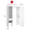 Imagen de VESTIDOR DOBLE MONTAJE LINEAL O RINCON