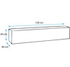 Imagen de Mueble TV modelo modelo Amara M1 (120x30cm) en color blanco