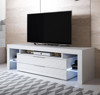 Imagen de Mueble TV modelo Sayen (160x53cm) color blanco con LED RGB