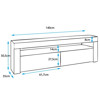 Imagen de Mueble TV modelo Alai (140x50,5cm) color blanco