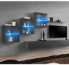 Imagen de Mueble colgante modelo Baza LD 60x60 en color gris con LED