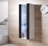 Imagen de Armario colgante modelo Leiko V2 (40x126cm) color blanco y negro